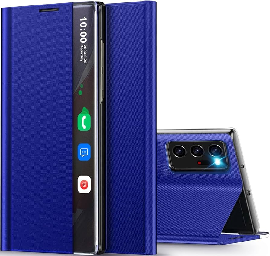 新品　Galaxy Note20 Ultra 5Gスマートクリアビューカバー Amazon.com: for Samsung Galaxy Note 20 Ultra Case View Clear